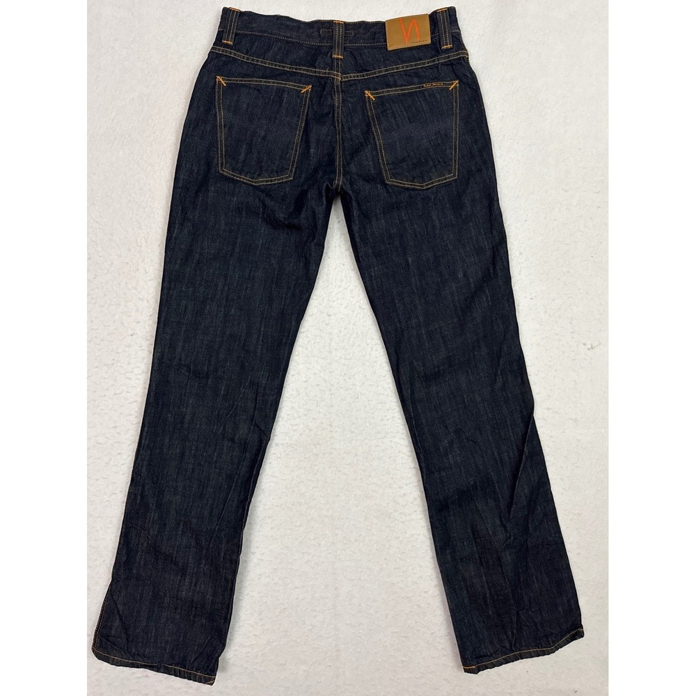Nudie Jeans Slim Jim Raw Indigo Organic Mens Jeans 34x34 NJ2674 Made in Italy